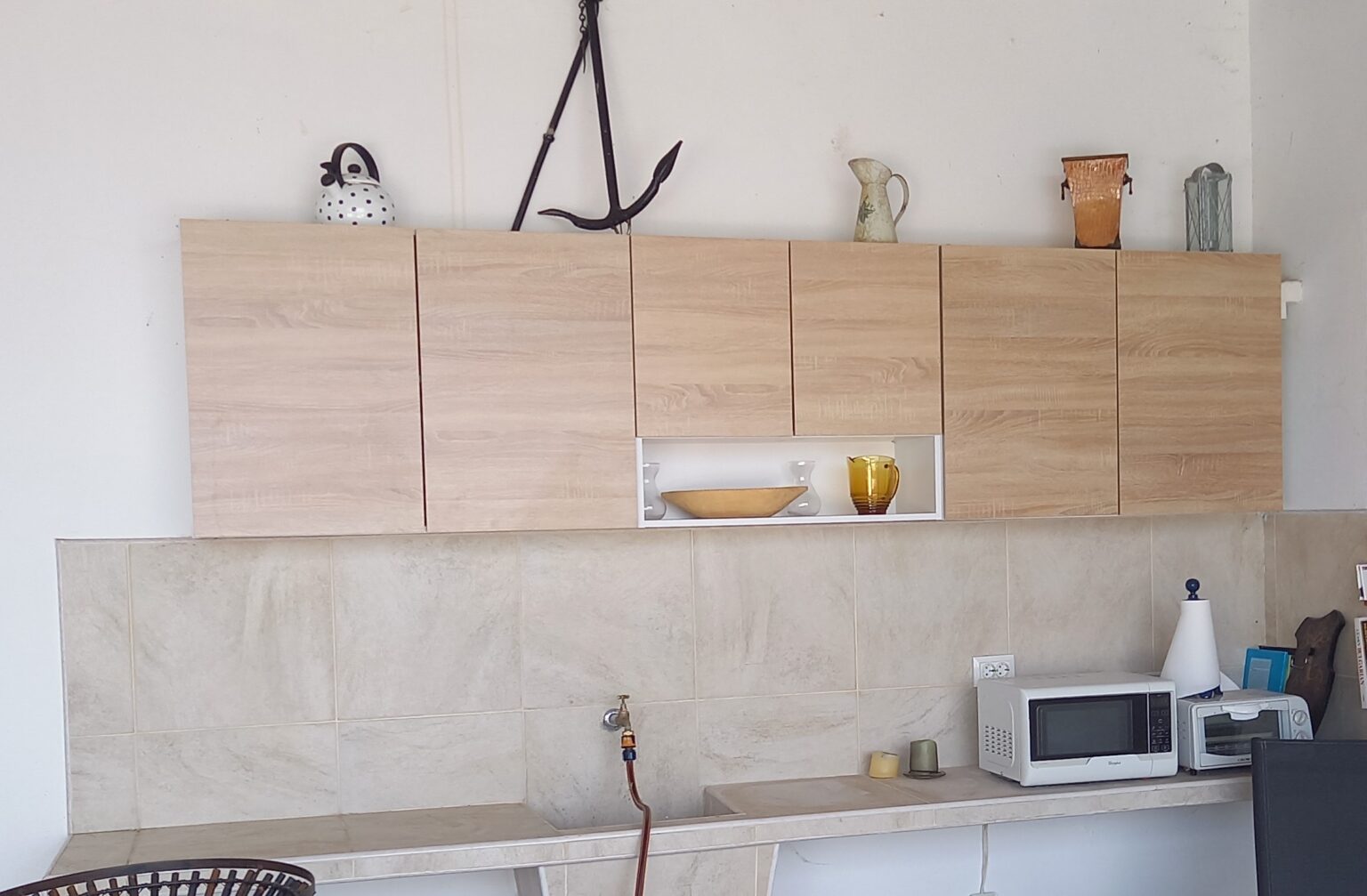 Billiard room kitchen area